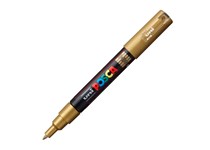 Marcador Permanente UNI POSCA PC1M Extra Fino 0.7mm Dourado 26