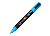 Marcador Uni Posca Pc-5m Medio 1,8-2,5mm Azul Claro 8
