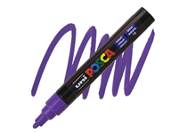 Marcador Uni Posca Pc-5m Medio 1,8-2,5mm Violeta 12
