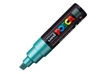 Marcador Uni Posca Pc-8k Grosso 8mm Verde Metalico M6