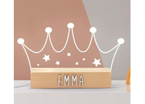 VINTIUN - Candeeiro de Mesa Coroa LED Personalizavel