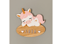 VINTIUN - Placa Decorativa Unicornio 