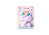 Bloco Notas 194x165mm Squishy I Like Unicorn 128Fls