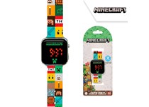 Relogio LED Minecraft