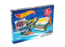 Puzzle Hot Wheels 4 em 1  EUROPRICE 