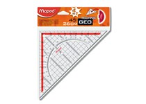 Esquadro geometrico maped technic 45º/26cm c/pega 28700