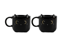 Chavena de café Expresso GatoPreto Conjunto 2un - I-TOTAL  