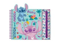 STITCH - Caderno de atividades + porta lápis + acessorios 