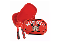 MINNIE MOUSE Caixa de Sandes c/Talheres