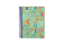 Agenda escolar semanal 120x164mm 2025/26 espiral FINOCAM diva selva 536300626 1/8