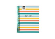 Agenda escolar semanal 120x164mm 2025/26 espiral FINOCAM diva colors 536300526 1/8