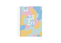 Agenda escolar diaria 120x164mm 2025/26 espiral FINOCAM gamma art 645510626 1/8
