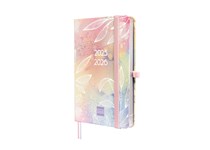 Agenda escolar semanal A6 2025/26 FINOCAM minimal 18 meses pretty com elastico 636100926 m3