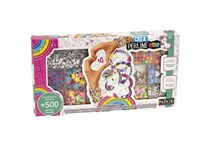 Kit de Pulseiras Nice Crea Perline Abc Magic Unicorn C/500 Pecas 