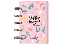 Caderno Inteligente A6 - Mãe Incrivel - 100 Folhas Pautadas 