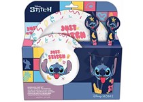 Set Micro Kids STITCH PALMS 5 PCS Conjunto Pratos/Talheres/Copo 