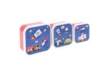 Conjunto de 3 Caixas Car Aurea Kids 