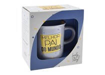 Caneca Vintage 430ml - Melhor Pai do Mundo - LOVELY STORY 