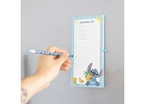Bloco de Notas Shopping List STITCH C/Iman e Lápis 