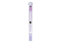 Sublinhador glitter e carimbo 2 em 1 i-total macaron roxo