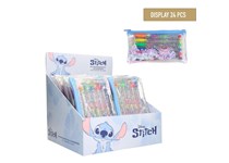 STITCH Conjunto de 6 Canetas de Gel Glitter 