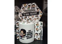 Caneca Malasana Profissões Auxiliar de Educação 330ml 