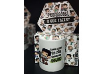 Caneca Malasana Profissões O meu clube de fãs chama.me Setôr 330ml 