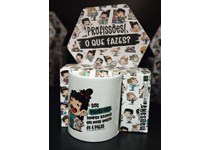 Caneca Malasana Profissões Sou Veterinária sempre rodeada dos meus amigos de 4 Patas 330ml