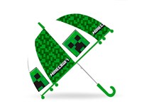 Guarda Chuva Transparente 46cm manual verde MINICRAFT 