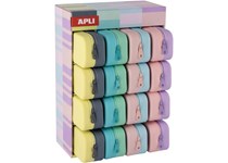 Estojo Silicone NORDIK APLI Bicolor Pastel 