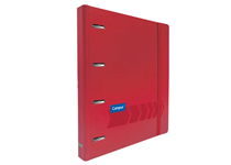 Capa / Dossier Escolar Ringbook Campus University 4Argolas + Recarga Vermelho