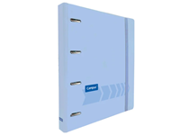 Capa / Dossier Escolar Ringbook Campus University 4Argolas + Recarga Azul Pastel