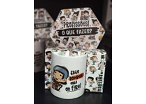 Caneca Malasana Profissões Bombeiro 330ml 