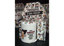 Caneca Malasana Profissões Influencer 330ml 