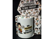 Caneca Malasana Profissões Psicologo 330ml
