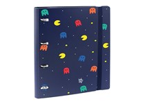Dossier Inteligente 360º - 100Folhas Quadriculadas100gr + 4 Separadores + 1Pasta Dark Blue Retro Arcade  - LOVELY STORY