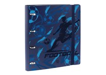 Dossier Inteligente 360º - 100Folhas Quadriculadas100gr + 4 Separadores + 1Pasta Dark Blue Goal Time - LOVELY STORY 
