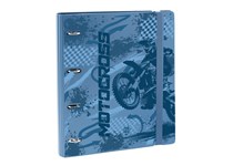 Dossier Inteligente 360º - 100Folhas Quadriculadas100gr + 4 Separadores + 1Pasta Azul Petroleo Wild Ride - LOVELY STORY 