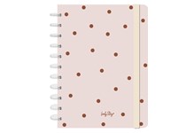 Smart Book A4 C/Sistema de Discos 100 Folhas Pautadas 100Gr Areia Modern Mood - LOVELY STORY 