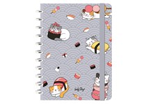 Smart Book A4 C/Sistema de Discos 100 Folhas Pautadas 100Gr Shadow Kitty Roll - LOVELY STORY 