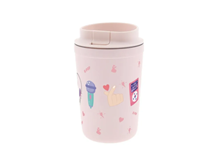 Copo Térmico K-POP Makeup 350ml Rosa Claro 
