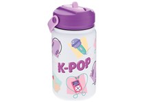 Garrafa Termica 330ml K-POP Branco/Roxo