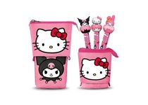 Estojo HELLO KITTY + 3 Canetas Gel Apagável 