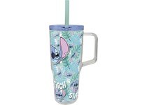 STOR Taça/Caneca C/Pega Cool Basic Dupla Parede 860ML STITCH ALOHA Criança/Adulto 