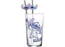 STOR Conjunto Copo C/Palhinha 480ML STITCH ALOHA Adulto/Criança 