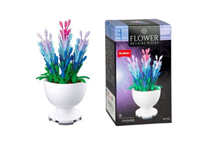 Bloco de Construção SLUBAN Flores no Vaso (Envio Aleatório)