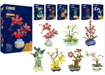 Flores em Vaso 308-360Peças CUBIX 