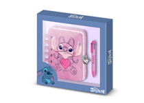 Disney Stitch Disney Angel Heart Plush diary + pen