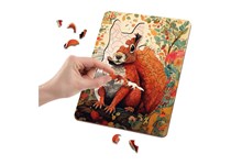 Puzzle 130Peças Unique Formas Esquilo 
