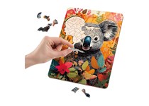 Puzzle 130Peças Unique Formas Gatos 